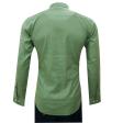 Plain Dark Green Shirt : Slim