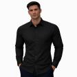 Plain Black Shirt : Slim