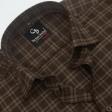 Checks Brown Shirt : Business