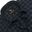 Checks Dark Blue Shirt : Business