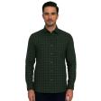 Checks Green Shirt : Business
