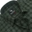 Checks Green Shirt : Business