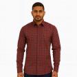Checks Maroon Shirt : Business