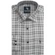 Checks Gray Shirt : Business