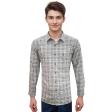 Checks Gray Shirt : Business