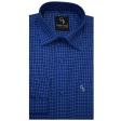 Checks Blue Shirt : Business