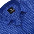 Checks Blue Shirt : Business