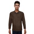 Checks Brown Shirt : Business