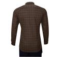Checks Brown Shirt : Business