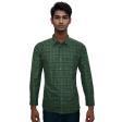 Checks Green Shirt : Business