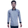 Plain Blue Shirt : Business