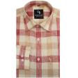 Checks Rust Shirt : Business