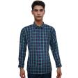 Checks Blue Shirt : Business