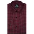 Checks Maroon Shirt : Business