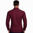Checks Maroon Shirt : Business