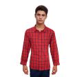 Checks Red Shirt : Business