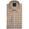 Checks Fawn Shirt : Business