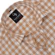 Checks Fawn Shirt : Business
