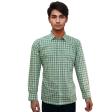 Checks Green Shirt : Business