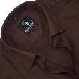 Self Design Brown Shirt : Business
