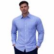 Plain Dark Blue Shirt : Business