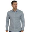 Self Design Gray Shirt : Slim