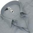 Self Design Gray Shirt : Slim