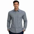 Plain Dark Gray Shirt : Business