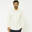 Plain Cream Shirt : Business