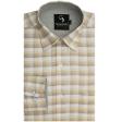 Checks Fawn Shirt : Business