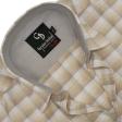 Checks Fawn Shirt : Business