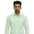 Stripes Green Shirt : Business