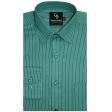 Stripes Dark Green Shirt : Business