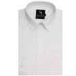Self Design White Shirt : Business