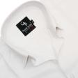 Self Design White Shirt : Business