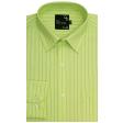 Stripes Light Green Shirt : Business