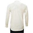 Self Design Cream Shirt : Business