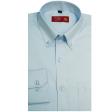 Self Design Light Blue Shirt : Business