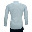 Self Design Light Blue Shirt : Business