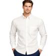 Self Design White Shirt : Business