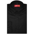 Self Design Black Shirt : Business