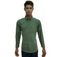 Self Design Green Shirt : Business