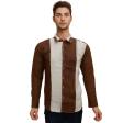 Combination Brown Shirt : Ditto