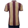Stripes Maroon T-shirt : Regular