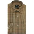 Checks Khakhi Shirt : Business
