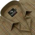 Checks Khakhi Shirt : Business