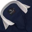 Selfdesign Navy Blue Shirt : Business