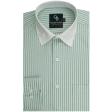Stripes Green Shirt : Business
