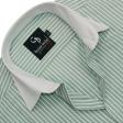 Stripes Green Shirt : Business