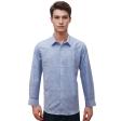Self Design Blue Shirt : Ditto